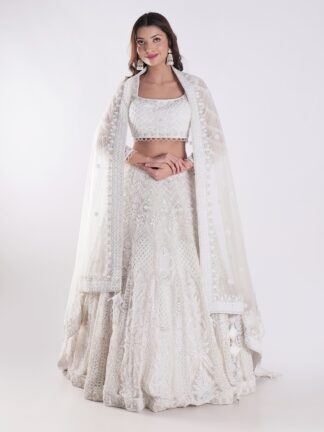 Bridal Lehenga Choli White