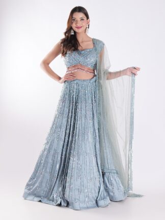 Backless Party Wear Lehenga Choli