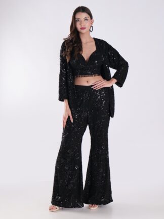 Shrug Top Bell Bottom Suits