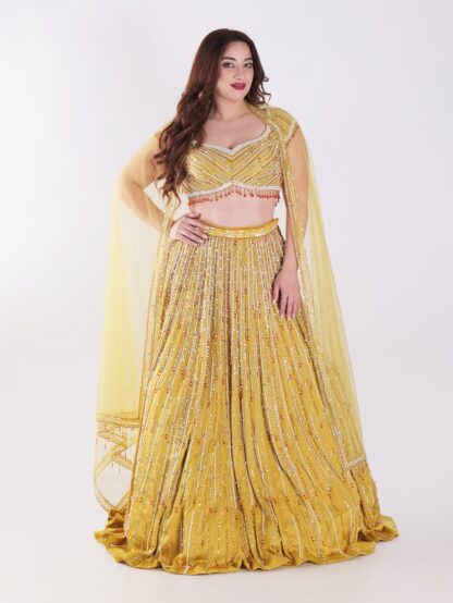 Backless Party Wear Lehenga Choli - Image 2